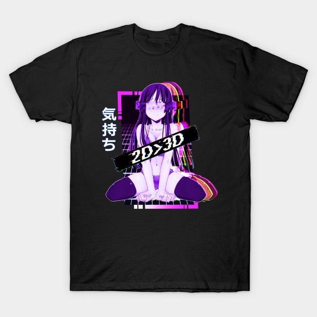 "KIMOCHI" 2D>3D T-Shirt by Amacha